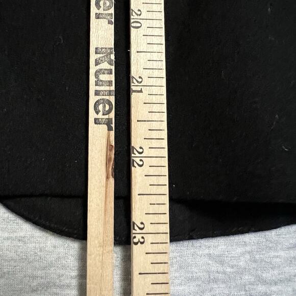 VTG Wool Jacket Blazer Womens Medium Black Academia Tailored Davison's Academia - Picture 13 of 16